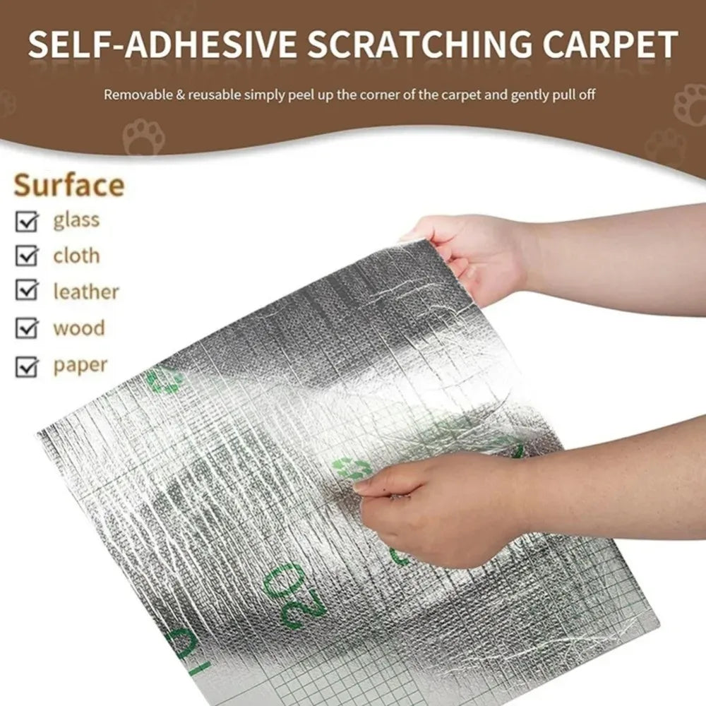 Tapis à gratter auto-adhésif pour chat, tapis à gratter pour chat, mur d'angle, bricolage, protection de meubles de canapé