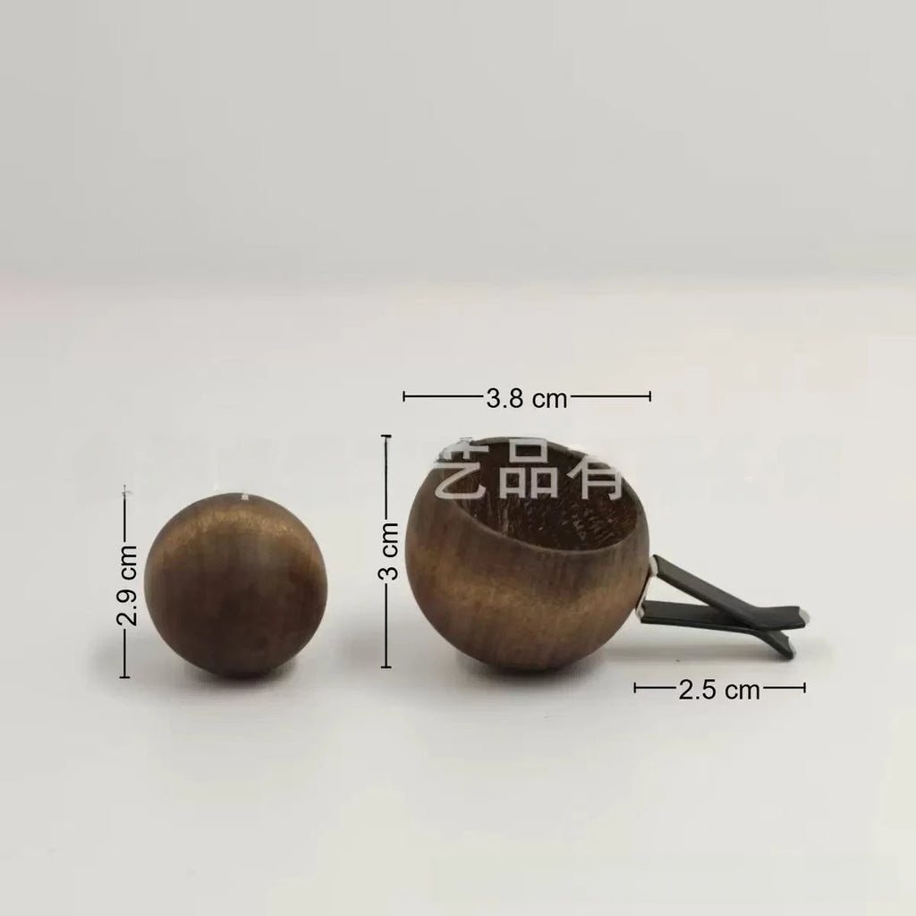 Diffuseur d'huiles essentielles pour voiture et maison - Fabriqué en bois Mini diffuseur de parfum naturel