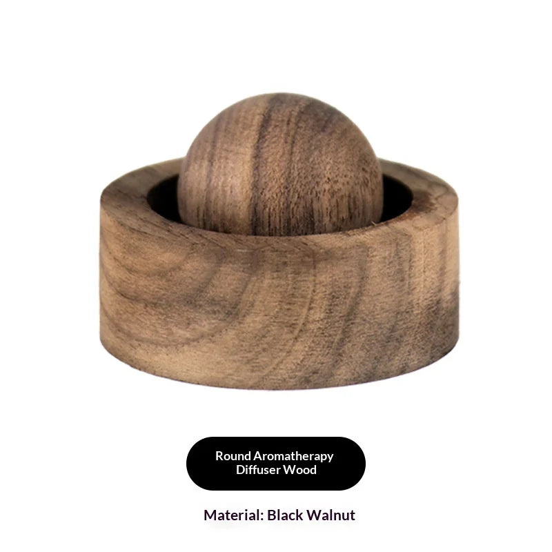 Diffuseur d'huiles essentielles pour voiture et maison - Fabriqué en bois Mini diffuseur de parfum naturel