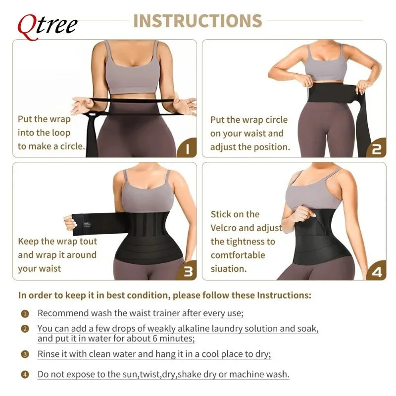 Ceinture amincissante gainante pour femme