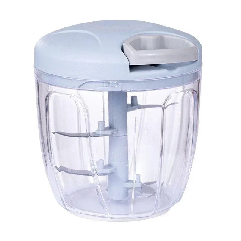 Nouveau broyeur coupe-oignon végétal accessoires de cuisine 500/900ML hachoir à viande manuel hachoir à ail rotation presse à ail