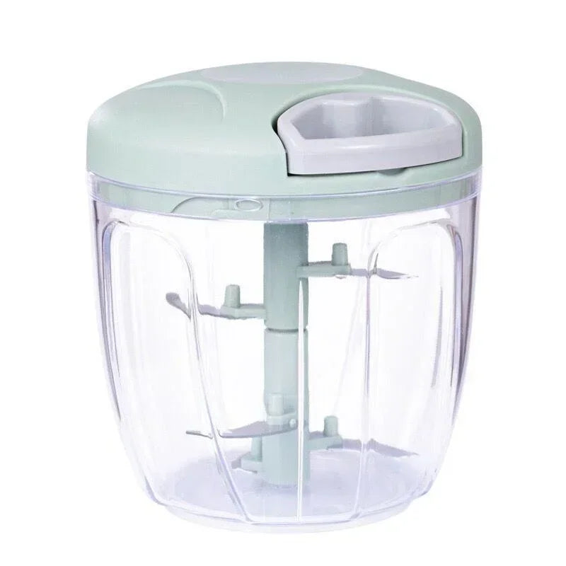 Nouveau broyeur coupe-oignon végétal accessoires de cuisine 500/900ML hachoir à viande manuel hachoir à ail rotation presse à ail