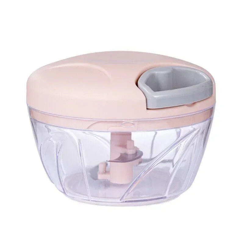 Nouveau broyeur coupe-oignon végétal accessoires de cuisine 500/900ML hachoir à viande manuel hachoir à ail rotation presse à ail