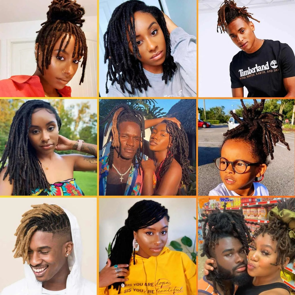 Extension Loc 100% Cheveux Humains – Pointes Bouclées | 50 Brins 8-14 pouces