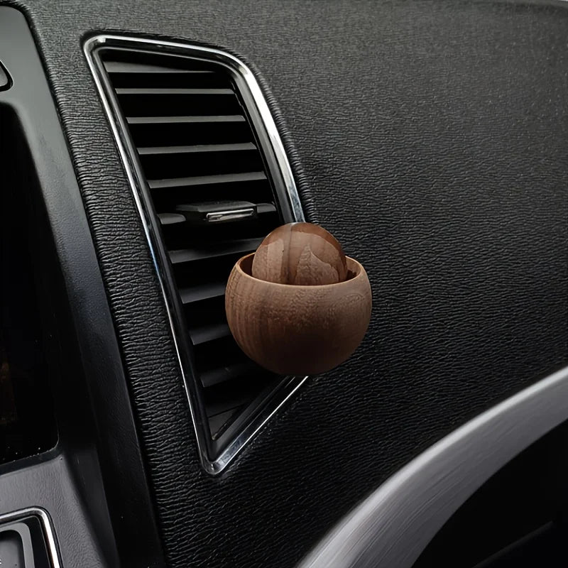 Diffuseur d'huiles essentielles pour voiture et maison - Fabriqué en bois Mini diffuseur de parfum naturel
