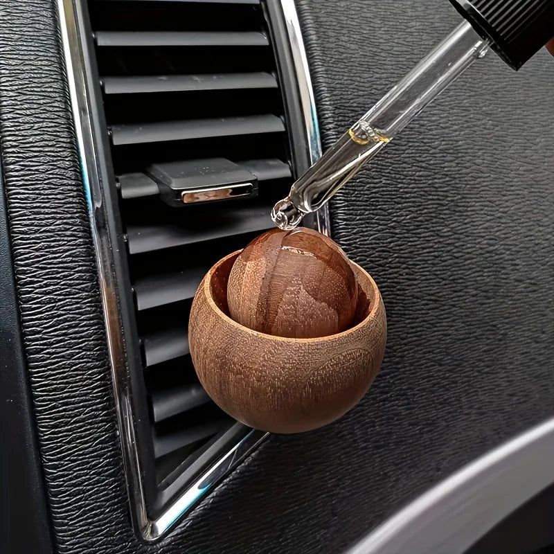 Diffuseur d'huiles essentielles pour voiture et maison - Fabriqué en bois Mini diffuseur de parfum naturel