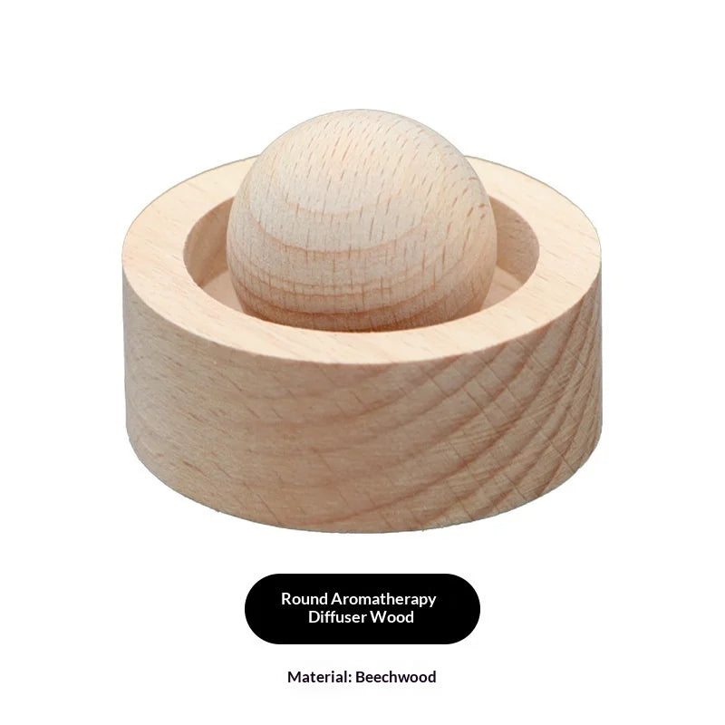 Diffuseur d'huiles essentielles pour voiture et maison - Fabriqué en bois Mini diffuseur de parfum naturel